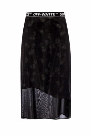 Two-layered skirt with logo, zdjęcie 1 Two-layered skirt with logo od Off White